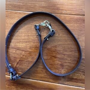 EUC Genuine Brahmin Leather Shoulder Strap in Darker Brown